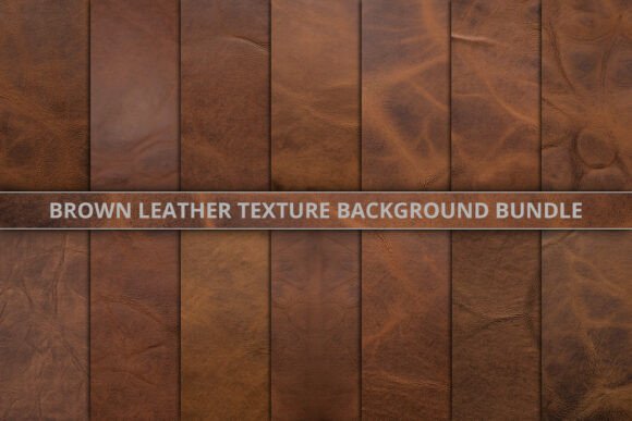 Download Brown Leather Texture Background Bundle - Brown Collection
