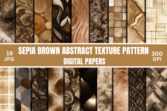 Download Sepia Brown Abstract Texture Pattern - Brown Collection
