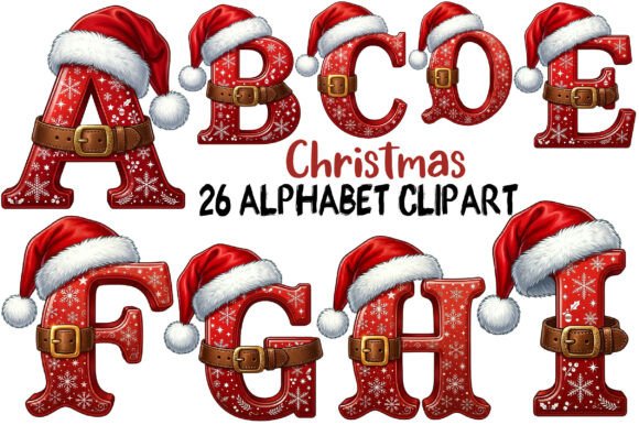 Download Christmas Alphabet Clipart - Alphabet Collection