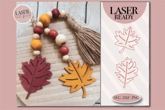 Download Fall Beaded Garland Tag Cut File - Premium Resources