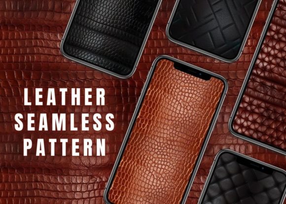 Download Black &amp; Brown Leather Texture Pattern - Brown Collection
