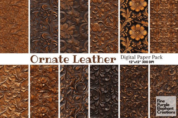 Download Brown Tooled Leather Embossed Cowboy JPG - Brown Collection
