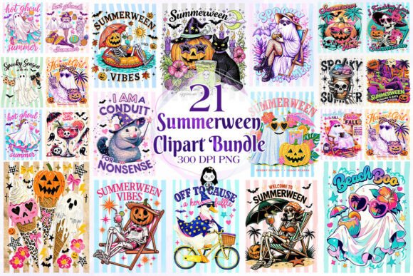 Download Summerween Vibes Sublimation PNG Clipart - Vibe Collection