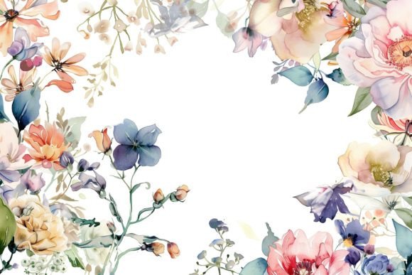 Download Floral Wedding Frame - Wedding frame Collection