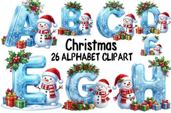 Download Christmas Alphabet Clipart - Alphabet Collection