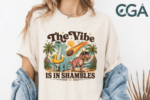 Download The Vibe is in Shambles Retro Png - Vibe Collection