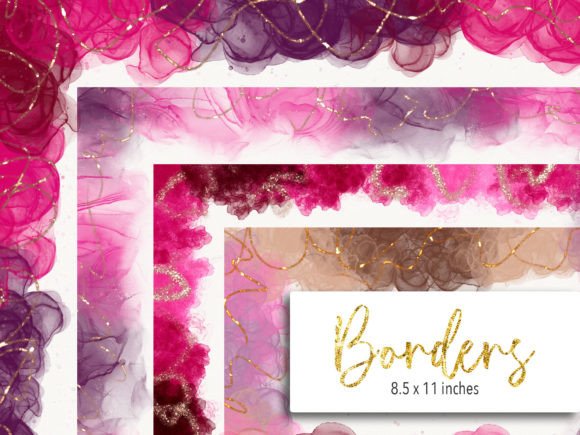 Download Brown and Pink Borders Clip Art - Brown Collection